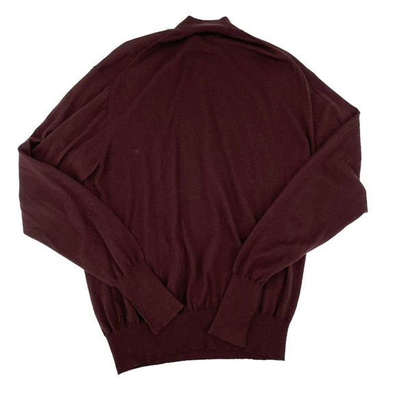 Loro Piana Other - Loro Piana Cashmere Silk Blend Turtleneck Pullover Sweater Brown sz Large, 52